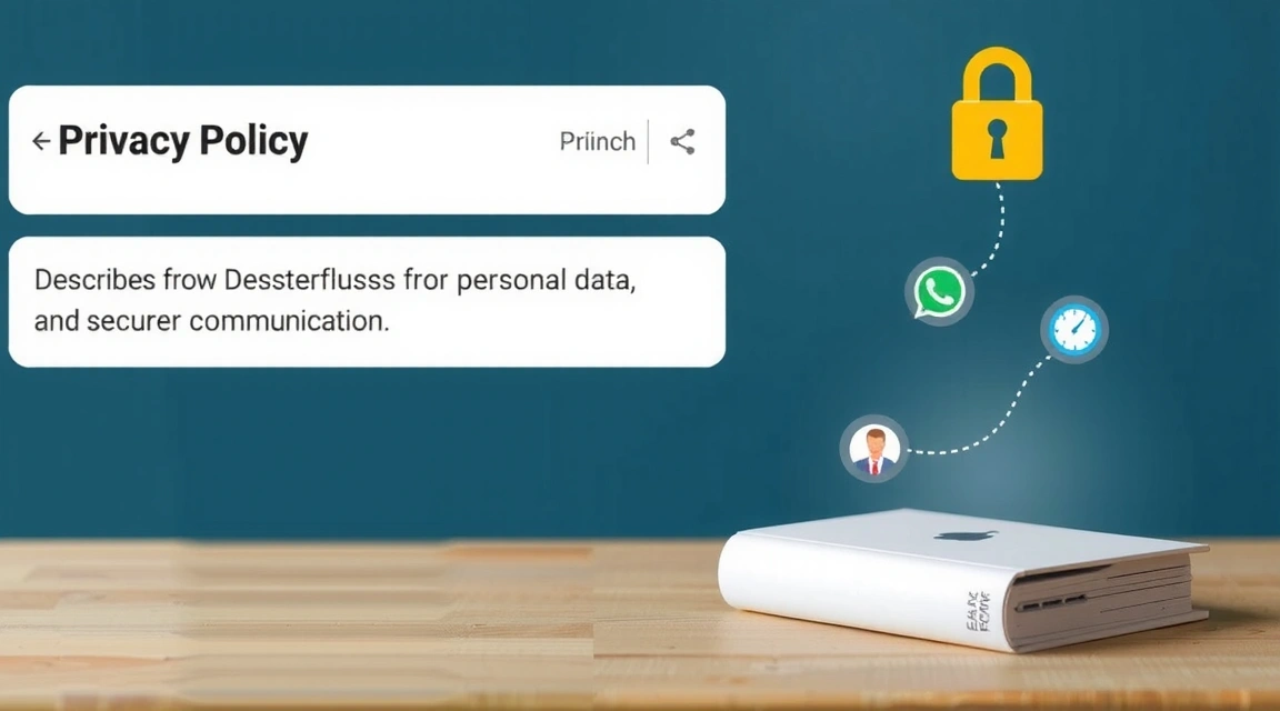 Illustration von Datenfluss und sicherer Kommunikation