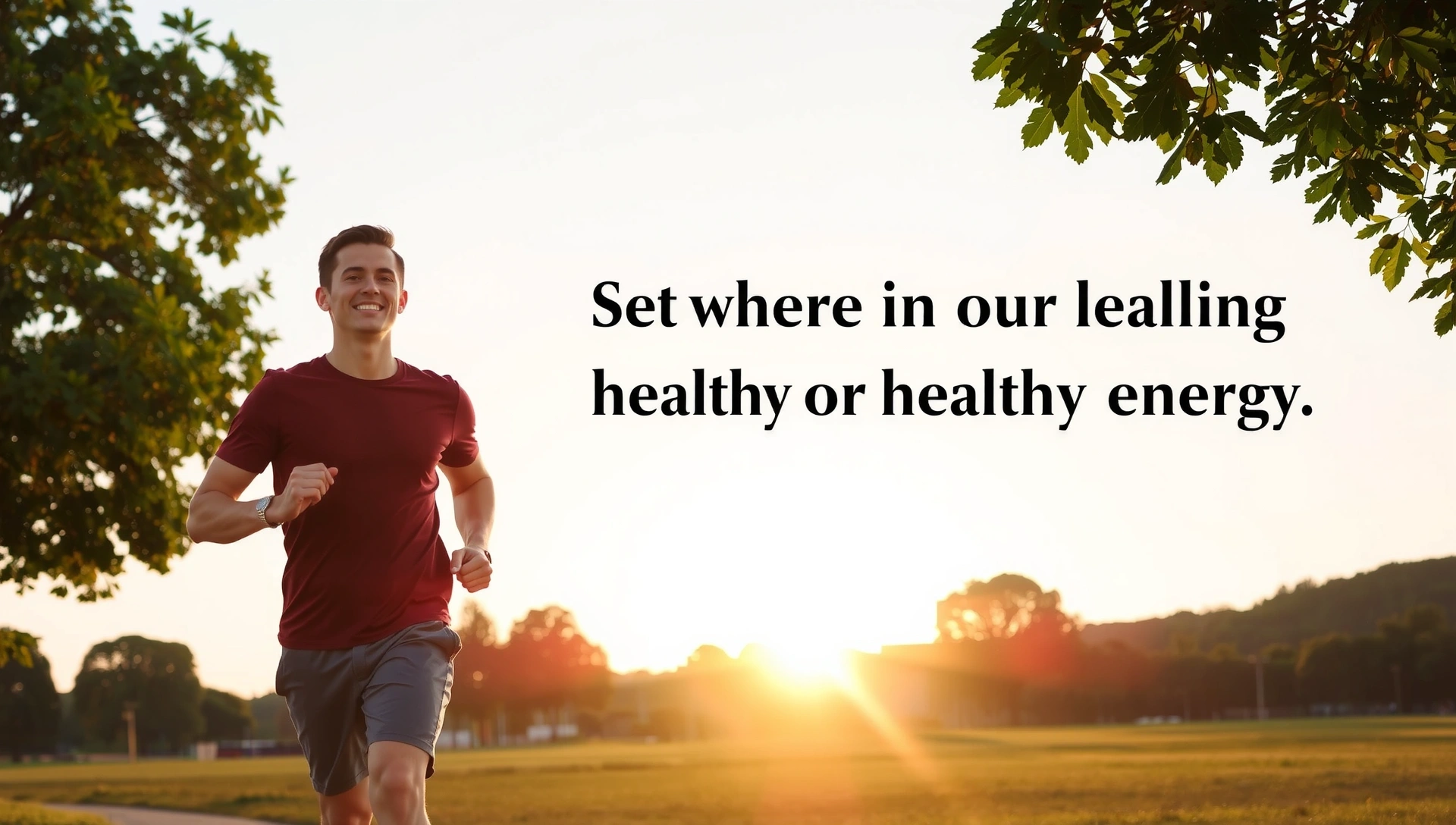 Inspirierender Mensch genießt gesunden Lebensstil